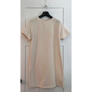 Madewell Dress Off White Mini Crew Neck Short Sleeve Boyfriend SMALL